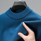 Maglione donna in maglia a collo alto con maniche lunghe