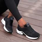 Sneakers donna con lacci e camera d'aria
