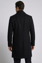 Abrigo largo de hombre formal slim fit con solapas