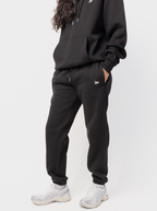Pantalon de jogging femme avec logo, jambes fuselées