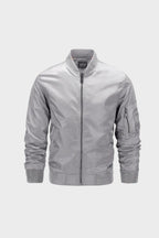 Blouson bomber homme aviateur à col montant et zip