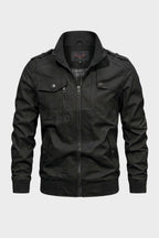 Veste homme à col montant et poches