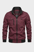 Veste homme à col montant et poches