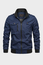 Veste homme à col montant et poches