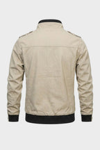 Veste homme à col montant et poches