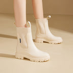 Bottines Chelsea femme à semelle épaisse
