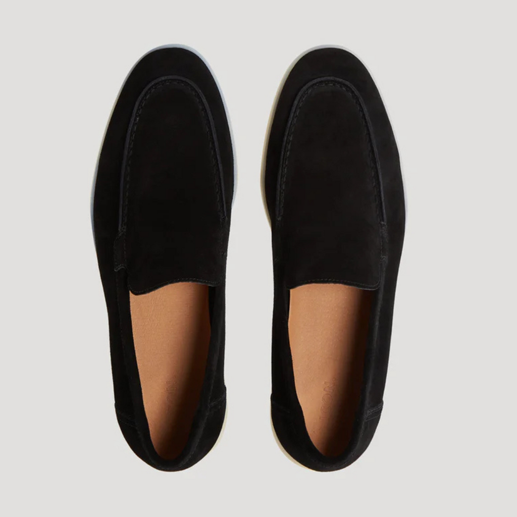 Mocassini donna slip-on con punta ovale e suola piatta