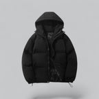 Parka acolchoada de homem com capuz