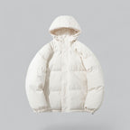 Parka acolchoada de homem com capuz