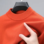 Maglione donna in maglia a collo alto con maniche lunghe