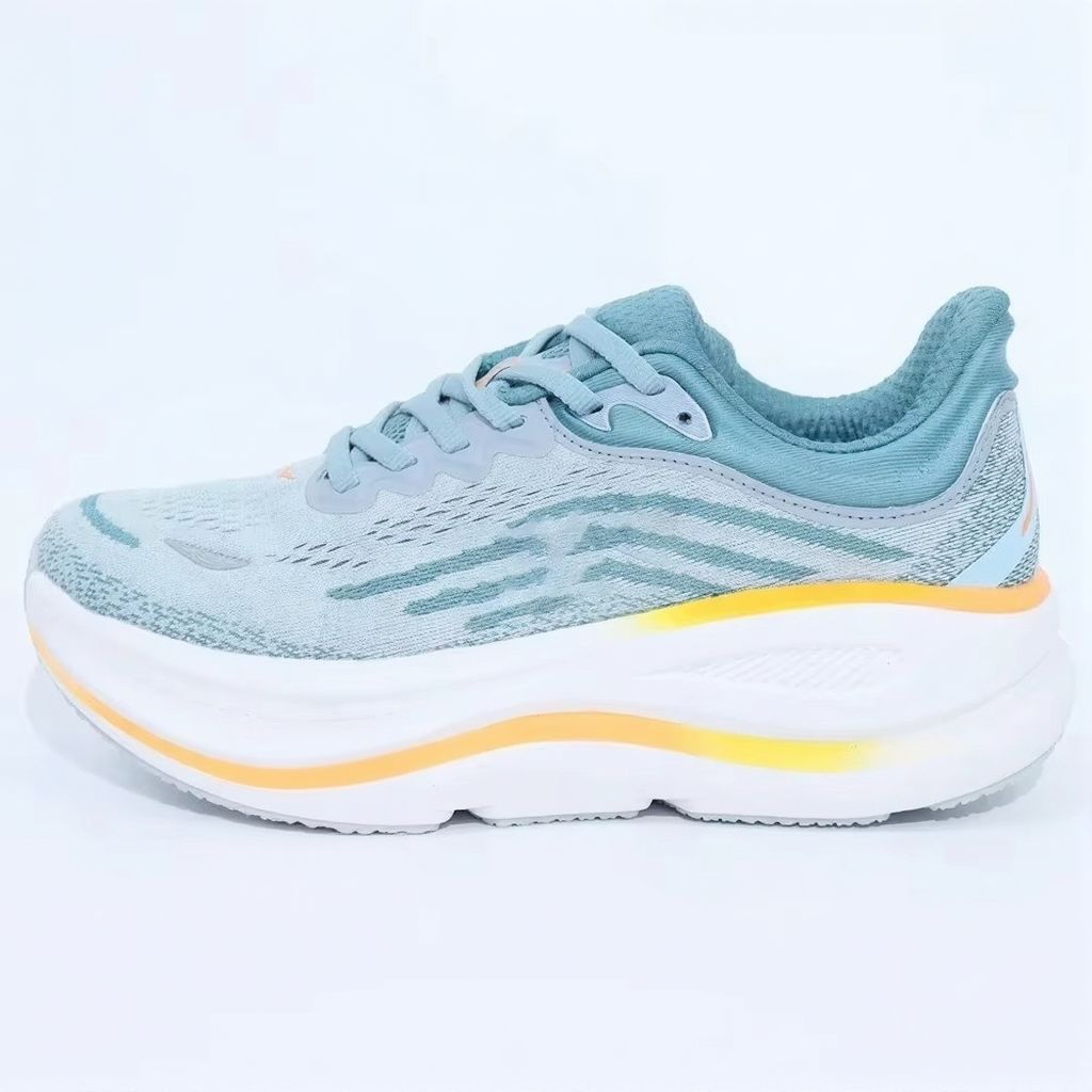 Damskie sneakersy z dzianiny na grubej profilowanej podeszwie