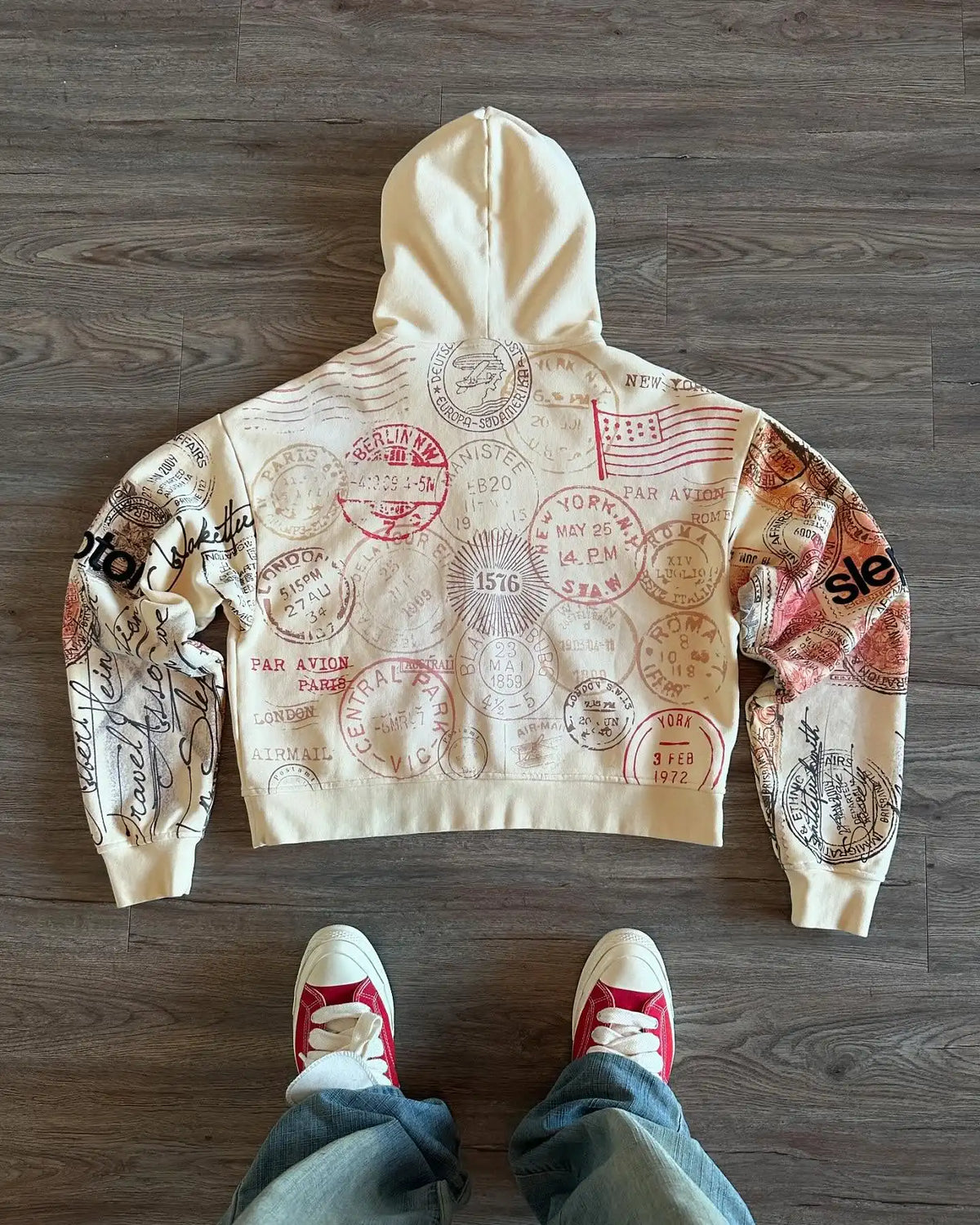 Felpa donna con cappuccio, maniche lunghe, stile cittadino