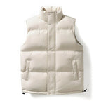 Gilet sans manches homme matelassé, col montant