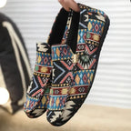 Scarpe basse donna mocassini a motivo con cinturino decorativo