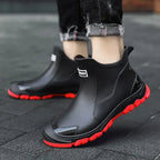 Bottines femme à enfiler, semelle crantée