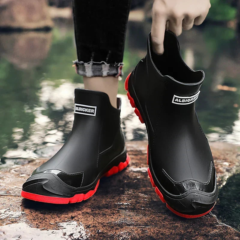 Bottines femme à enfiler, semelle crantée