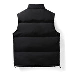 Gilet sans manches homme matelassé, col montant