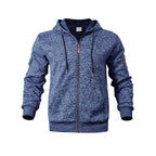 Veste homme à capuche texturée, zippée