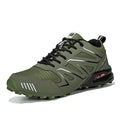 Sapatos de trekking de homem de cano baixo com atacadores, para terreno