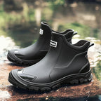 Bottines femme à enfiler, semelle crantée