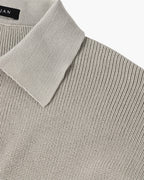 Pull homme à col et fermeture éclair courte