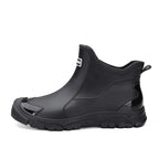 Bottes de pluie femme courtes, à enfiler, semelle résistante