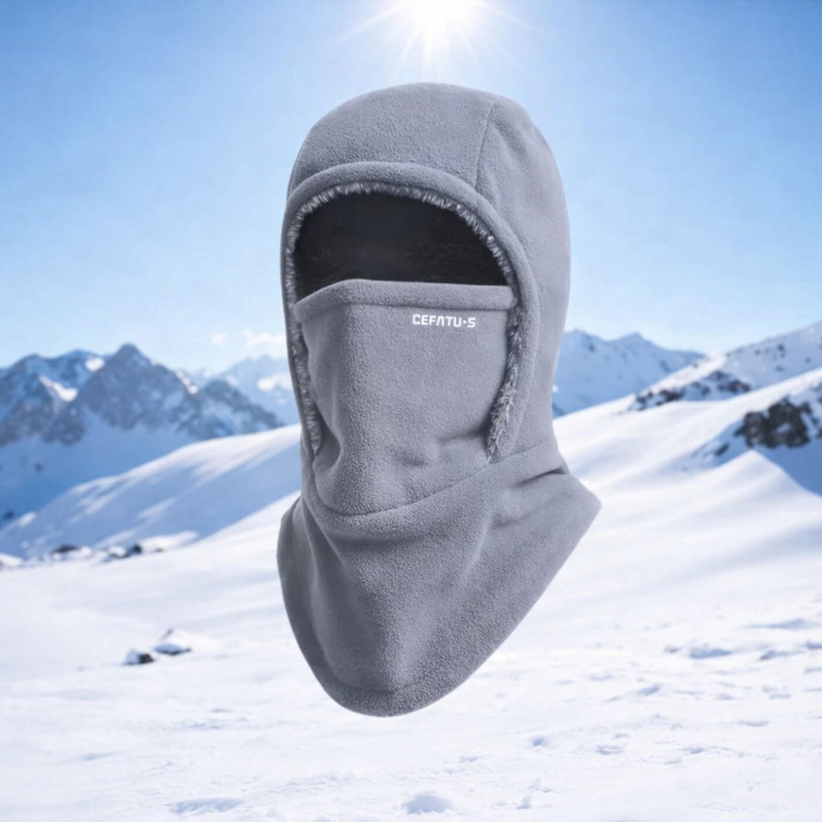 Cagoule mixte 3 en 1 avec protection du visage