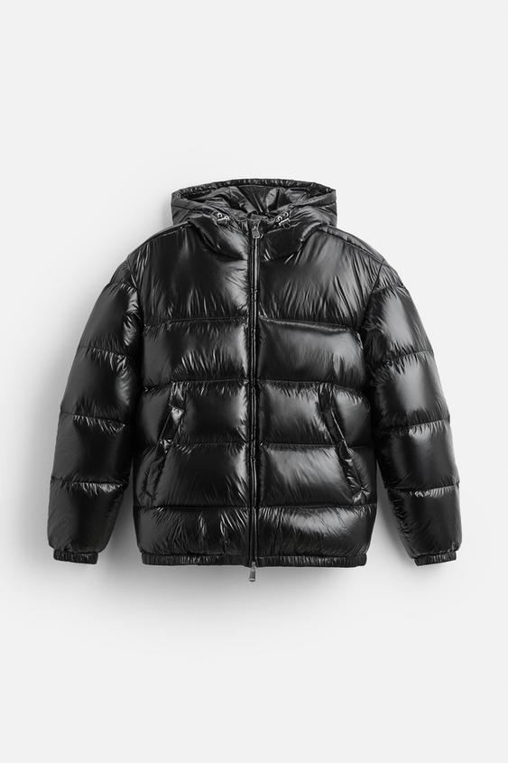 Veste mixte matelassée à capuche, manches longues, zip