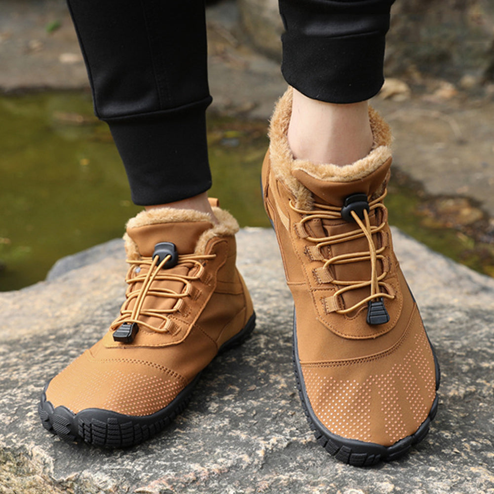 Botins de inverno de mulher com atacadores