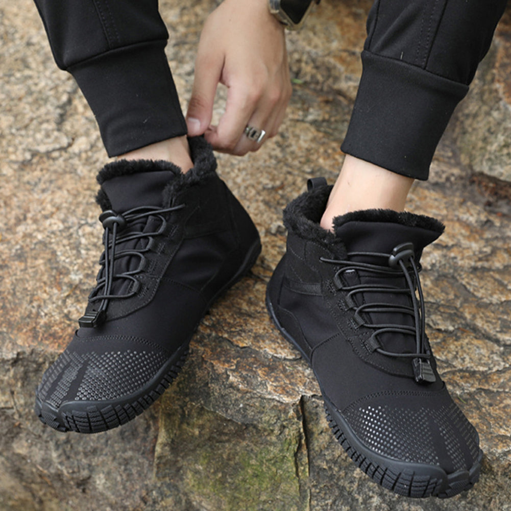 Scarpe invernali donna alla caviglia con lacci