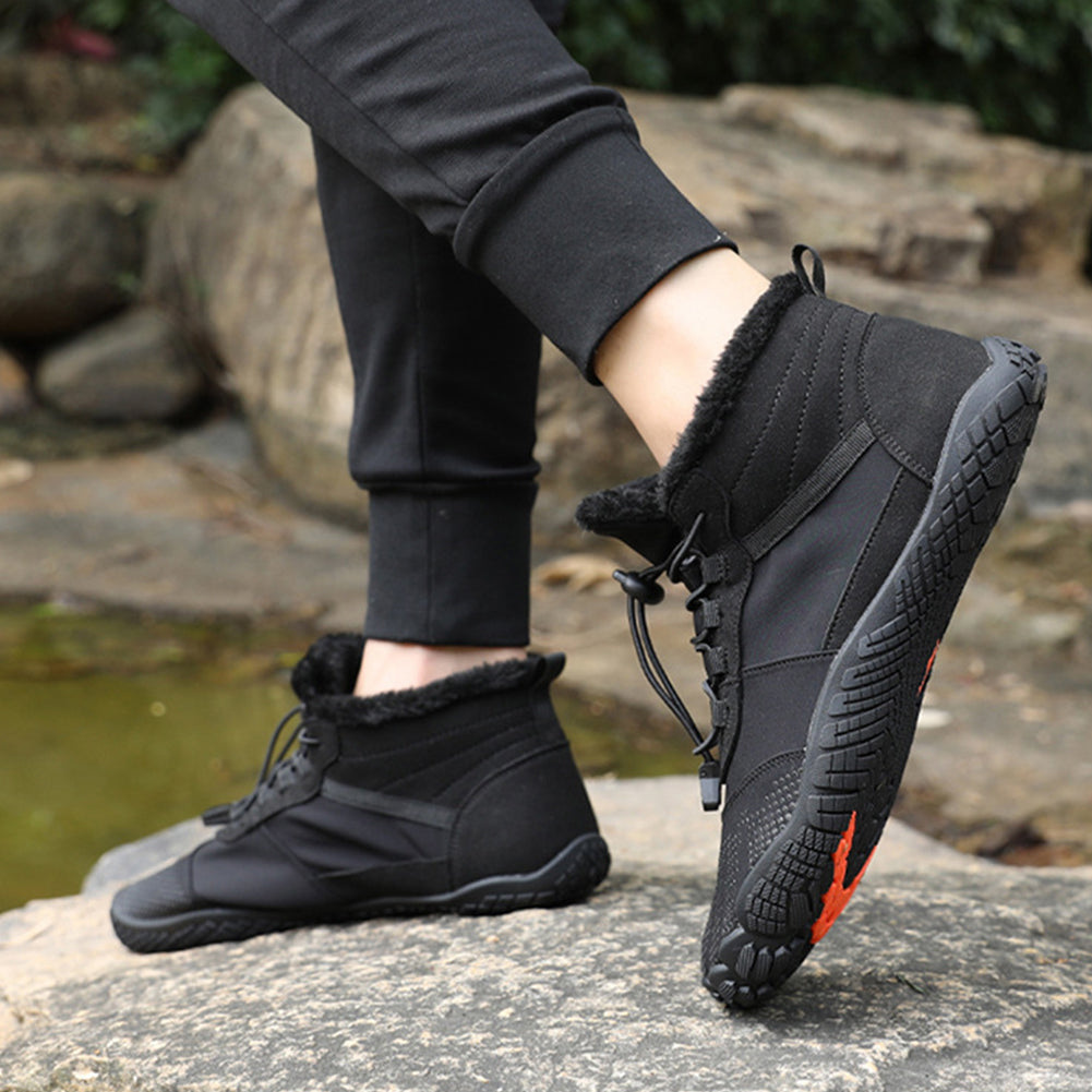 Scarpe invernali donna alla caviglia con lacci