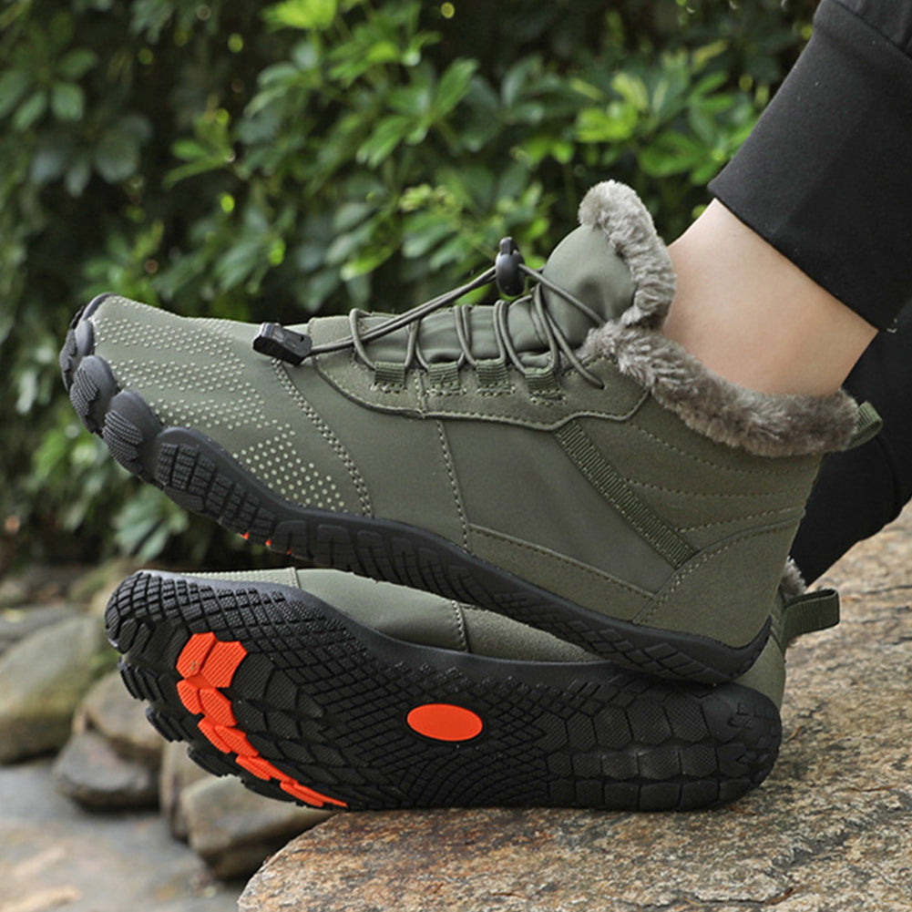 Botins de inverno de mulher com atacadores