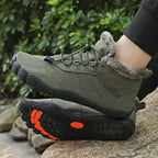 Botins de inverno de mulher com atacadores