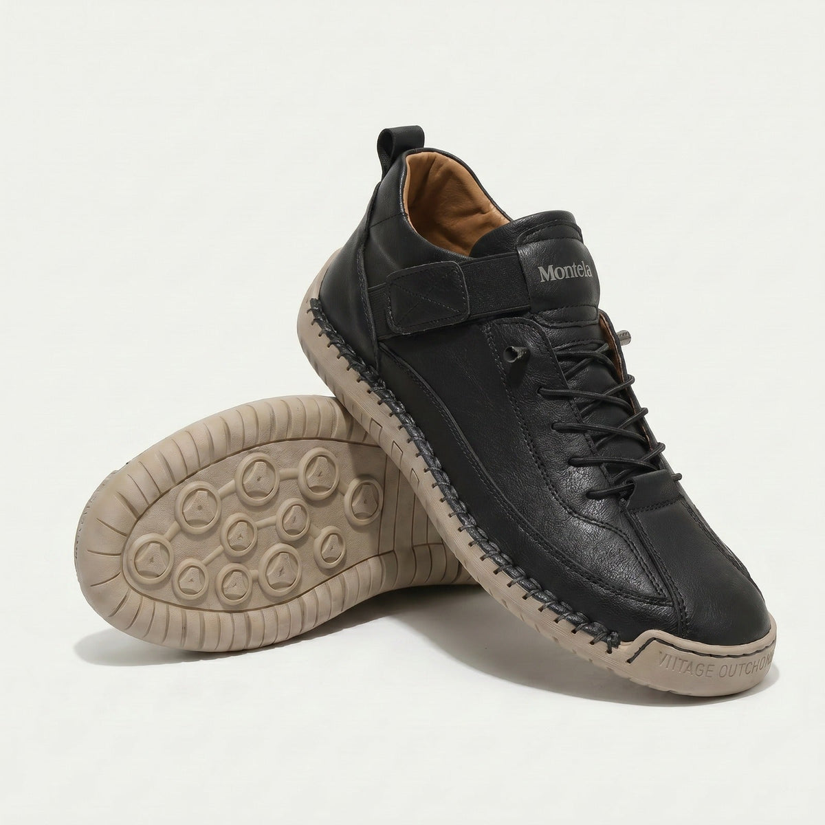 Sneakers unisex alte con lacci e cinturino