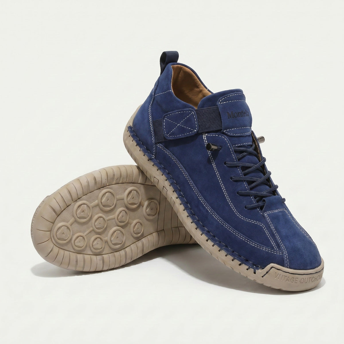 Sneakers unisex alte con lacci e cinturino