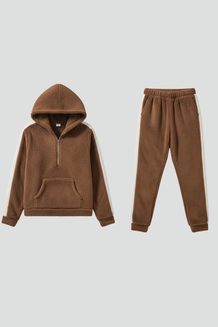 Damski Zestaw Piżamowy z Luźnym Krojem i Klasycznym Stylem