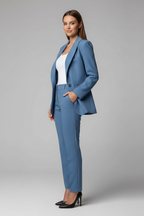Completo blazer donna elegante con giacca blazer e pantaloni