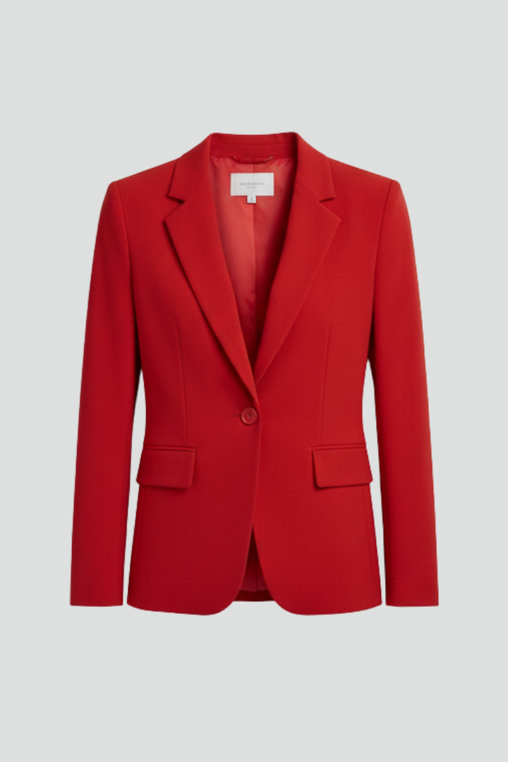 Blazer til damer med kærvkrave