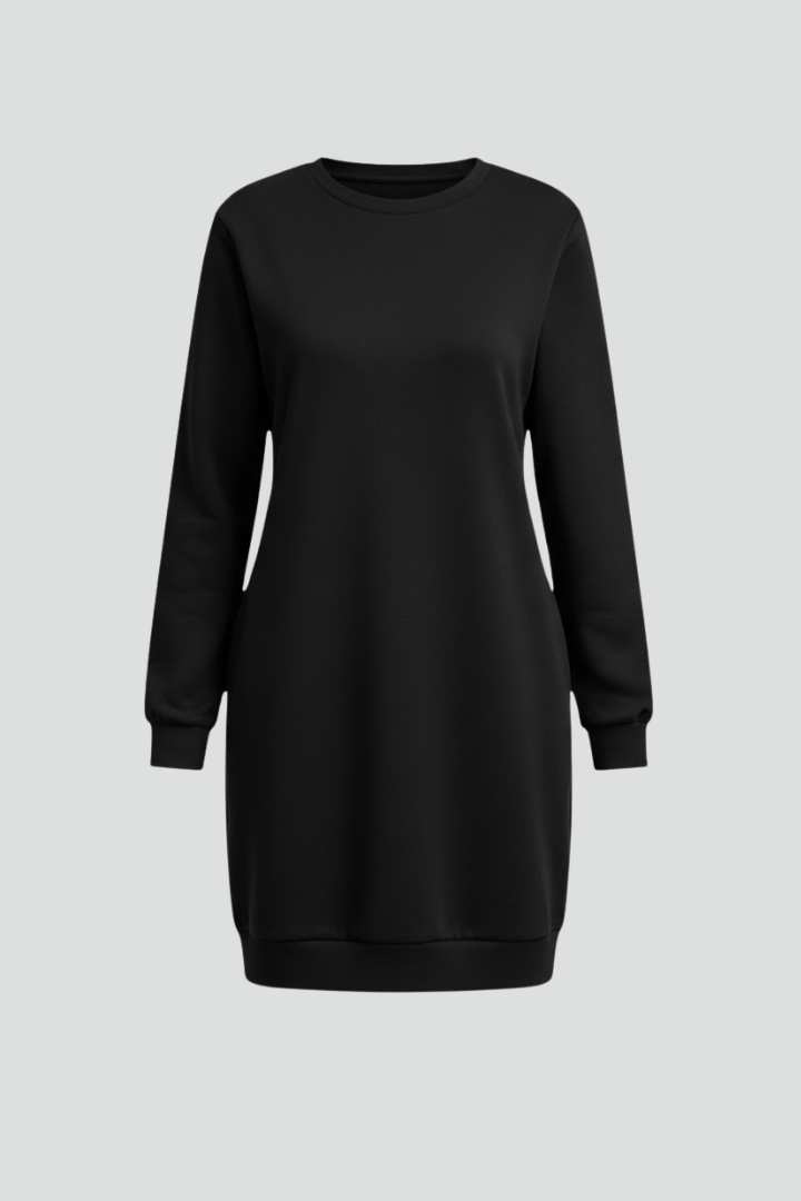 Rochie mini de damă cu mâneci lungi