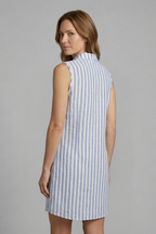 Robe femme col boutons devant