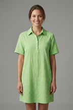 Vestito donna con colletto e tasche laterali