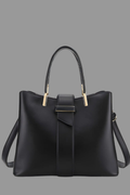Bolso de hombro de mujer estructurado con asas