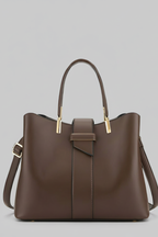 Bolso de hombro de mujer estructurado con asas