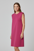 Vestito donna con spalline imbottite e senza maniche