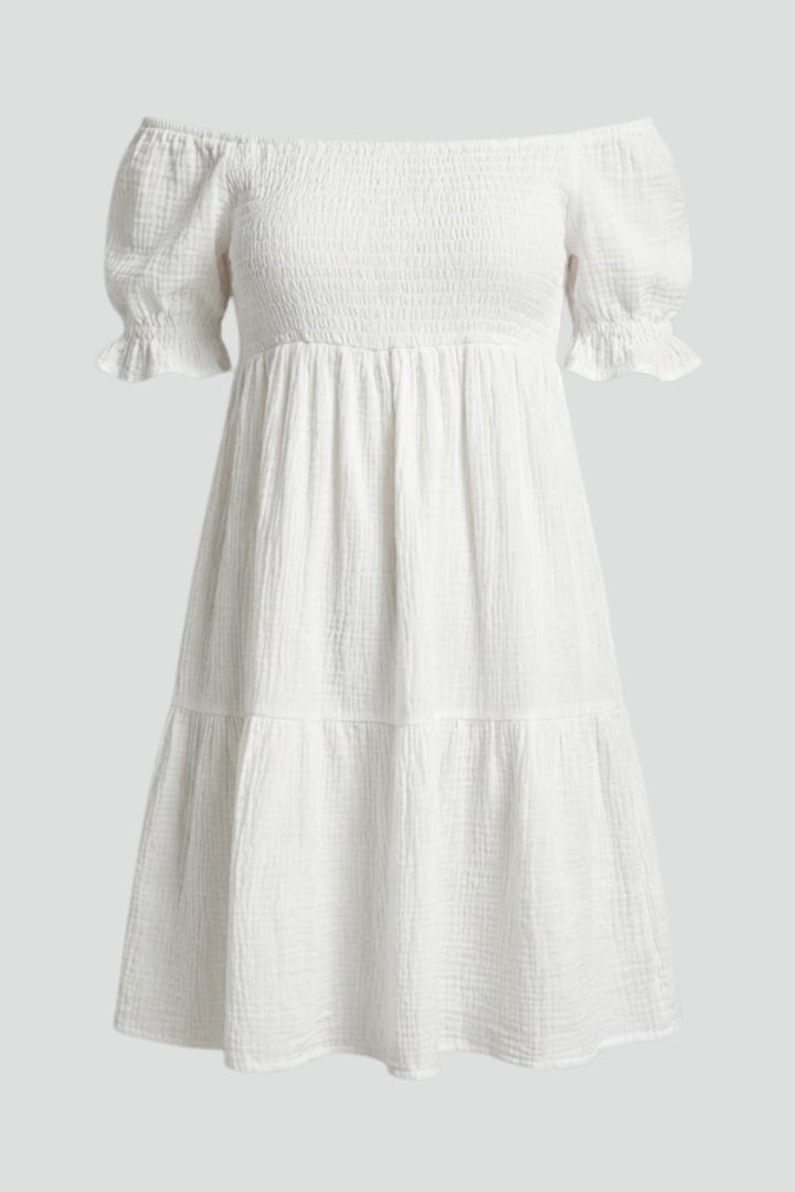 Rochie de damă cu mâneci lungi încrețite