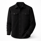 Overshirt til mænd med klassisk krave og brystlommer