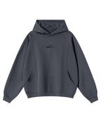 Felpa donna con cappuccio, maniche lunghe, tasche e logo