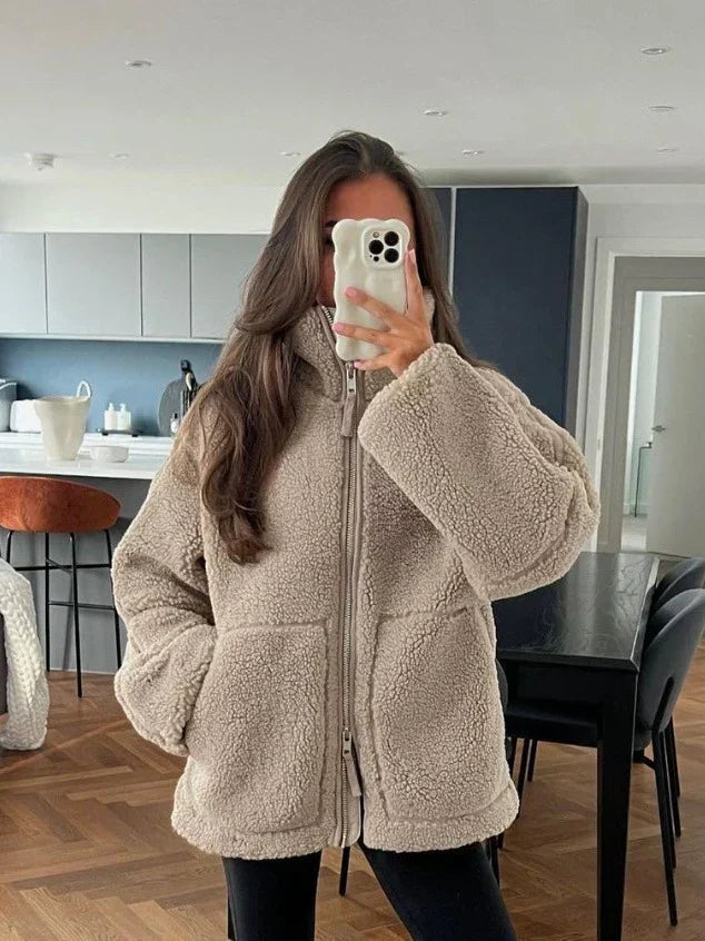 Veste d'hiver femme à manches longues