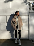 Veste d'hiver femme à manches longues