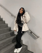 Veste d'hiver femme à manches longues